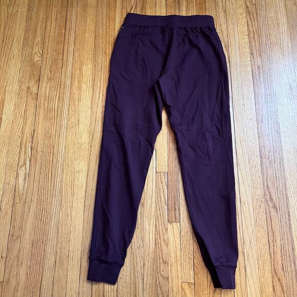 Zyia Pants Womens Small Unwind Jogger Maroin Pockets ** - Picture 4 of 11
